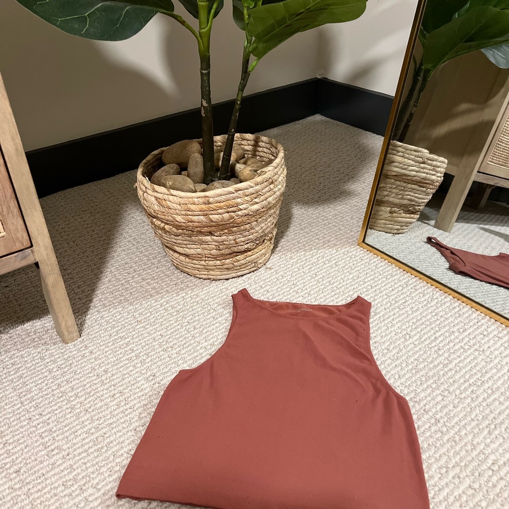 Pink/Blush Crew Neck Top